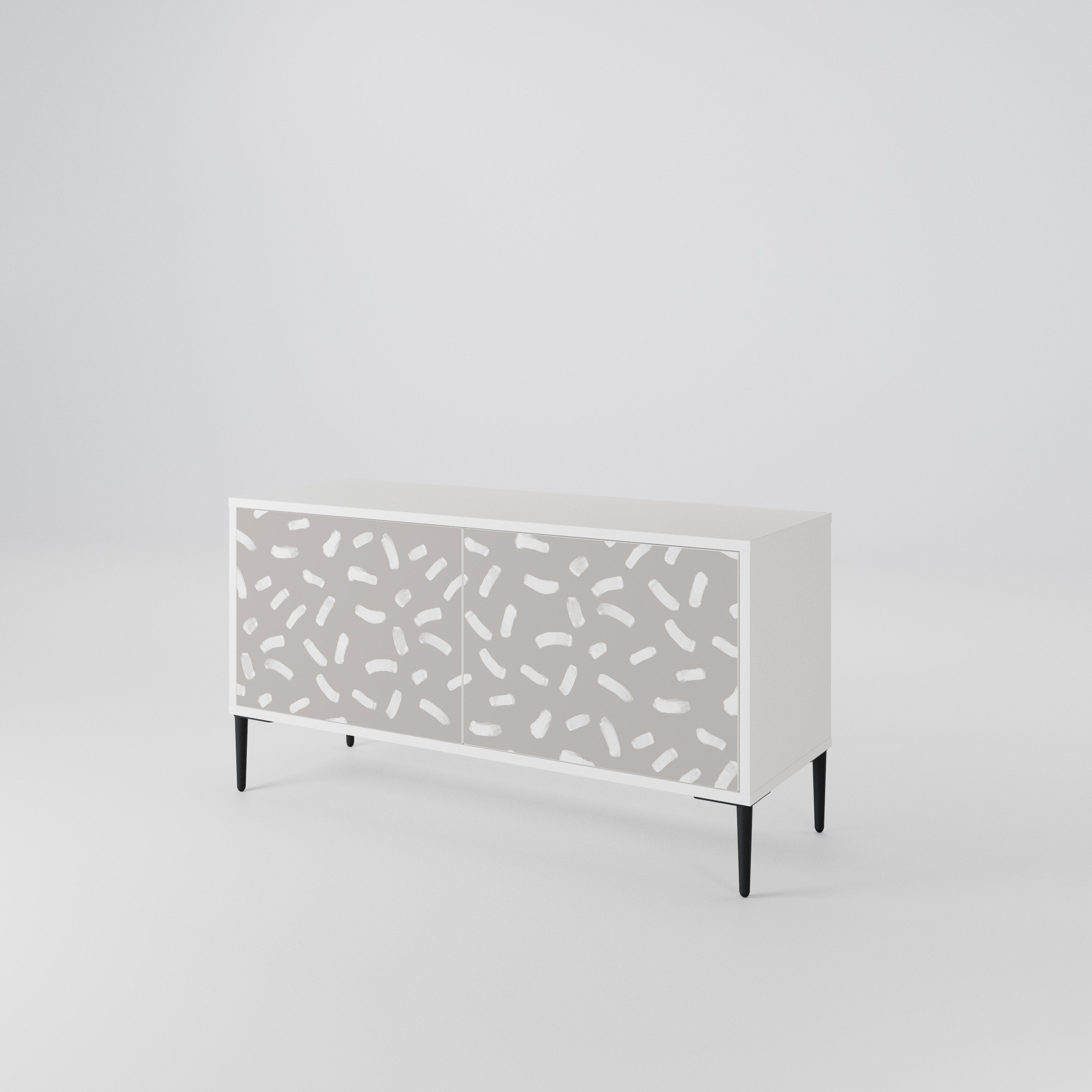 PASSING SECONDS Mueble de TV Compacto de 2 puertas
