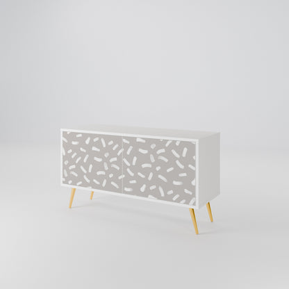 PASSING SECONDS Mueble de TV Compacto de 2 puertas