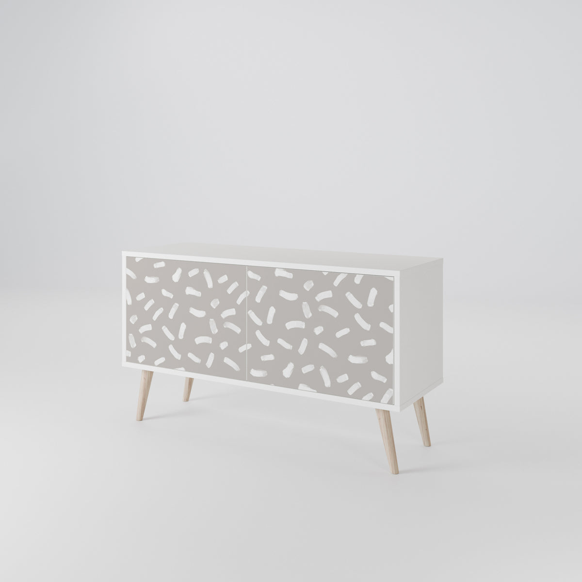 PASSING SECONDS Mueble de TV Compacto de 2 puertas