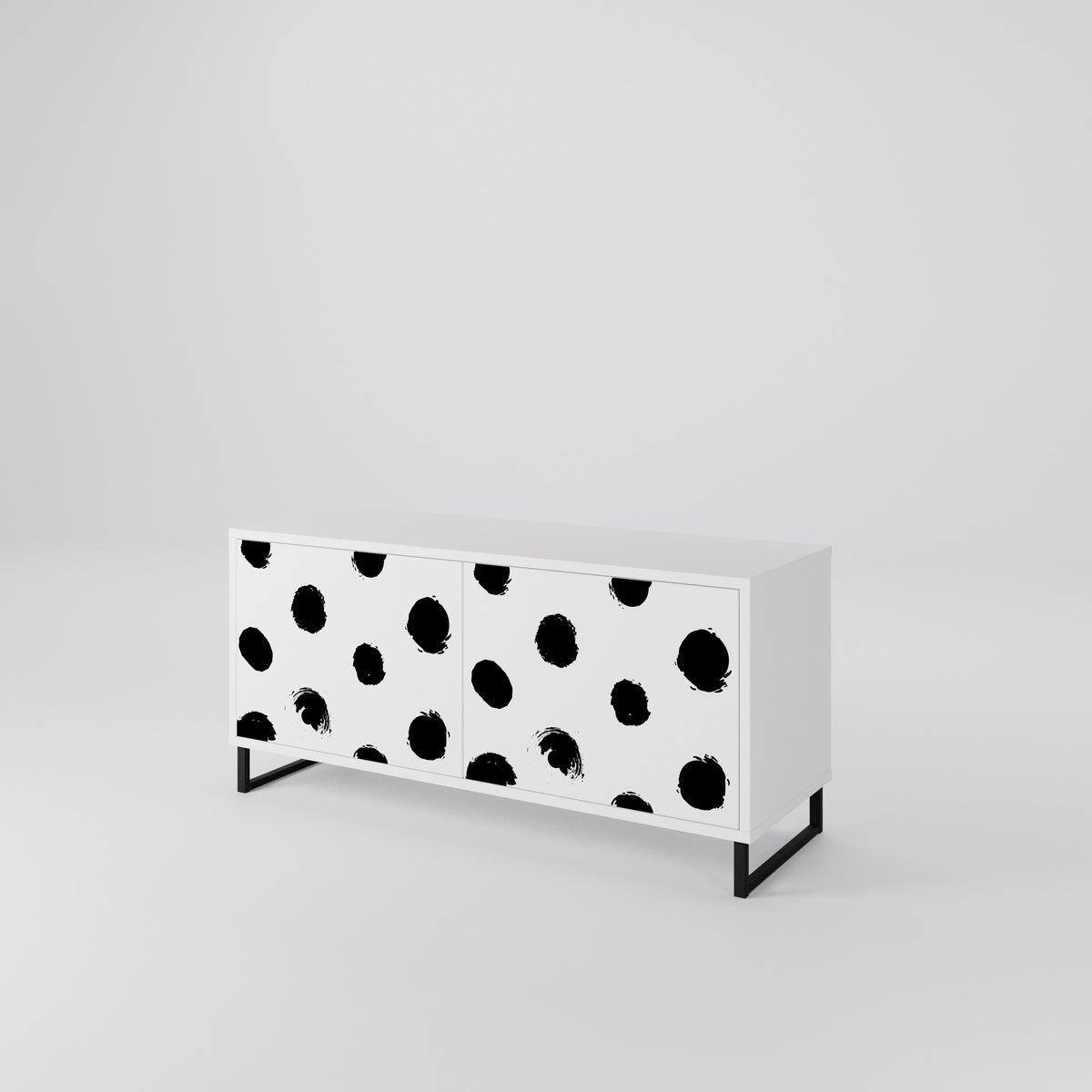 SLIPPING MINUTES Mueble de TV Compacto de 2 puertas