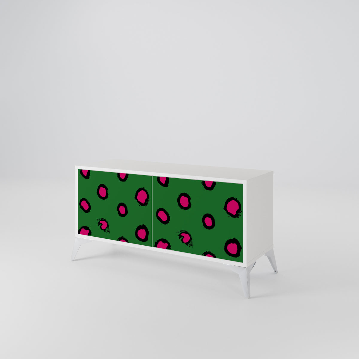 FUNKY SPOTS Mueble de TV Compacto de 2 puertas