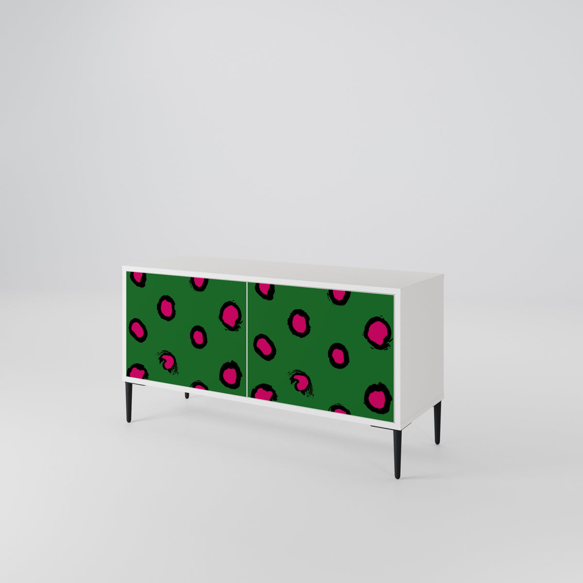 FUNKY SPOTS Mueble de TV Compacto de 2 puertas