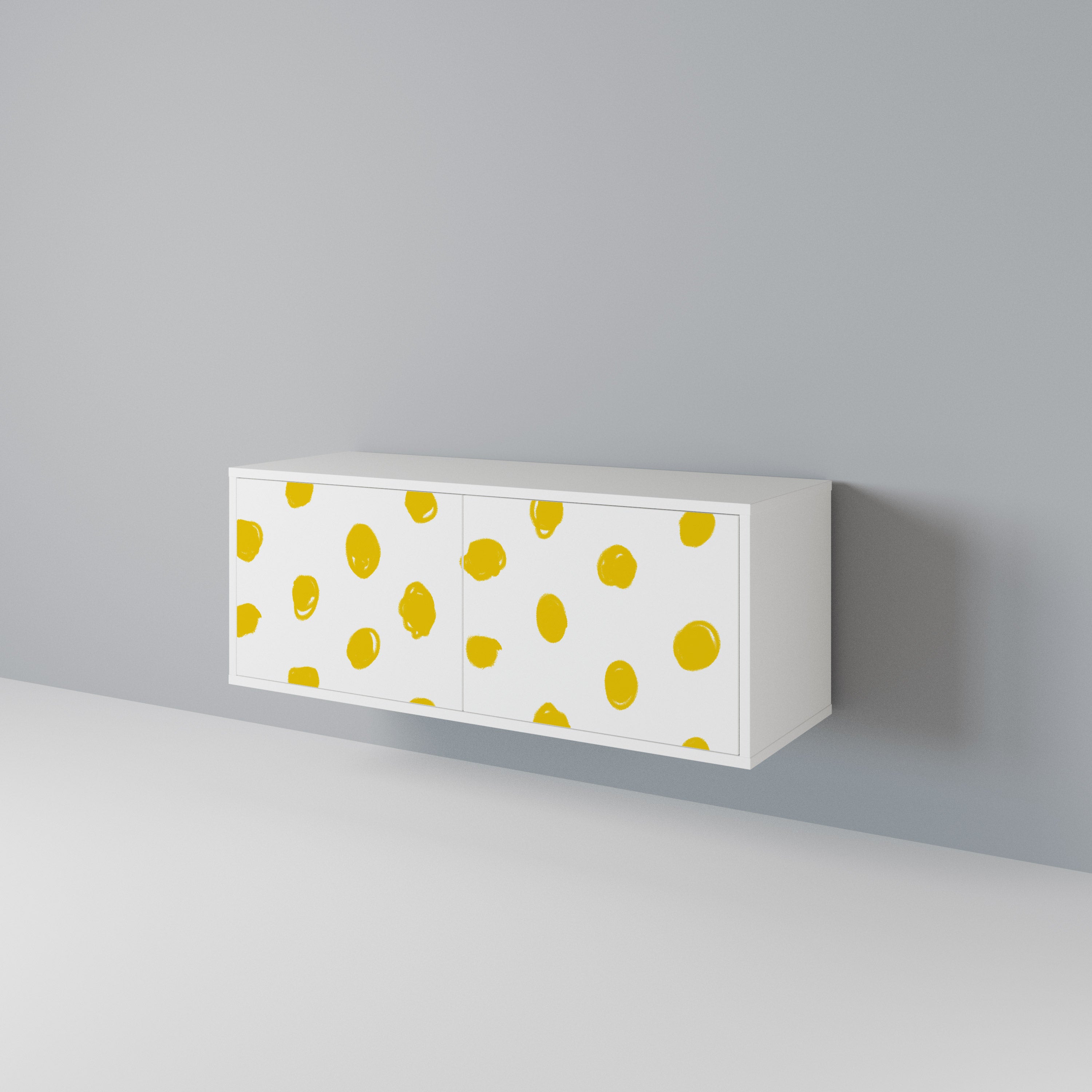 RADIANT REVERIE Mueble de TV Compacto de 2 puertas