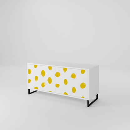 RADIANT REVERIE Mueble de TV Compacto de 2 puertas