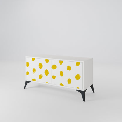 RADIANT REVERIE Mueble de TV Compacto de 2 puertas