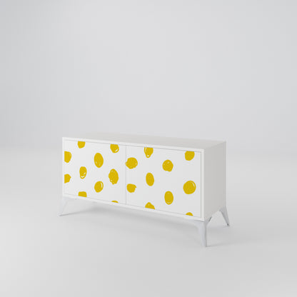 RADIANT REVERIE Mueble de TV Compacto de 2 puertas