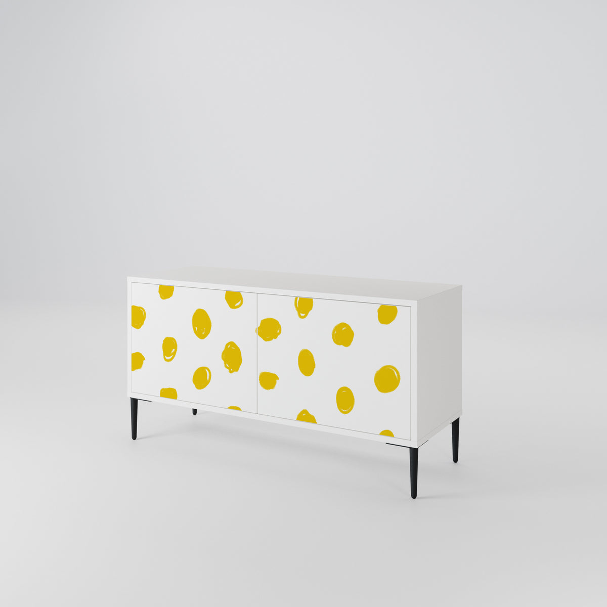 RADIANT REVERIE Mueble de TV Compacto de 2 puertas