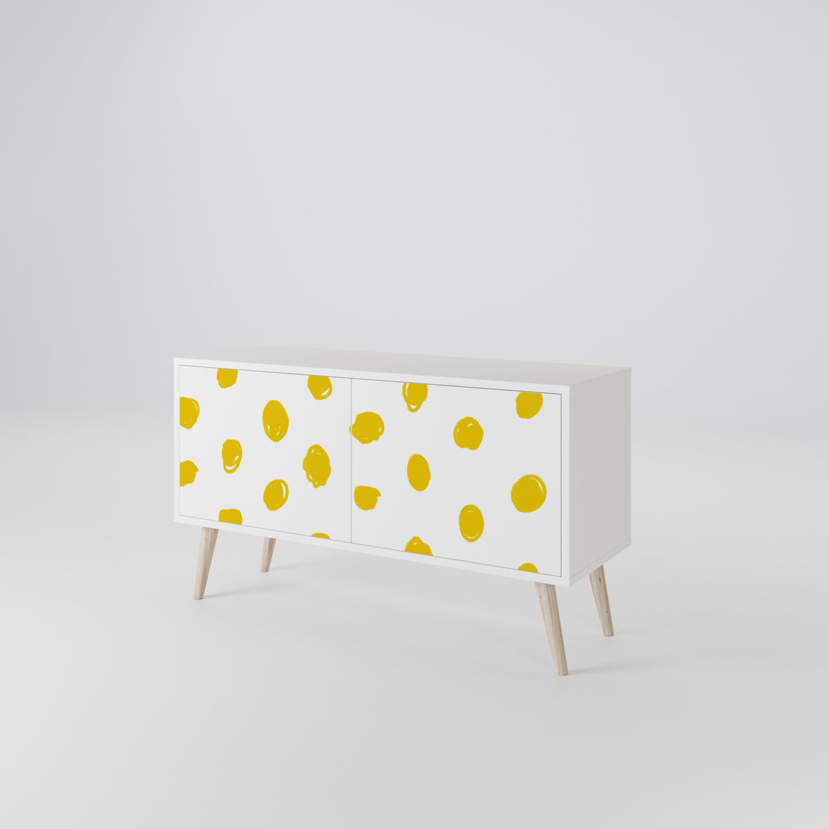 RADIANT REVERIE Mueble de TV Compacto de 2 puertas