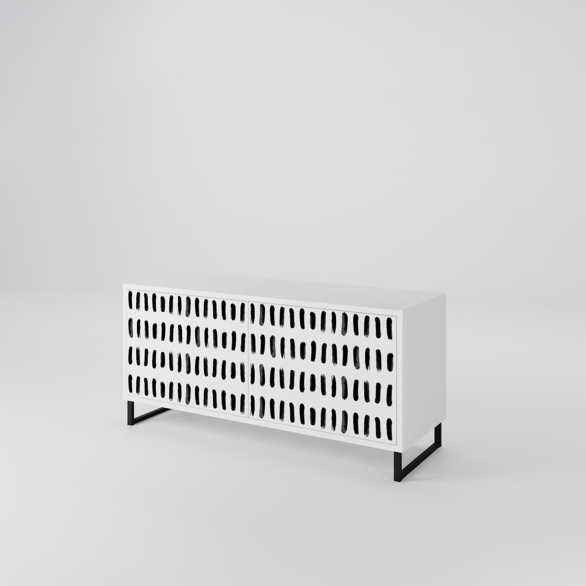 NIGHTY MELODIES Mueble de TV Compacto de 2 puertas