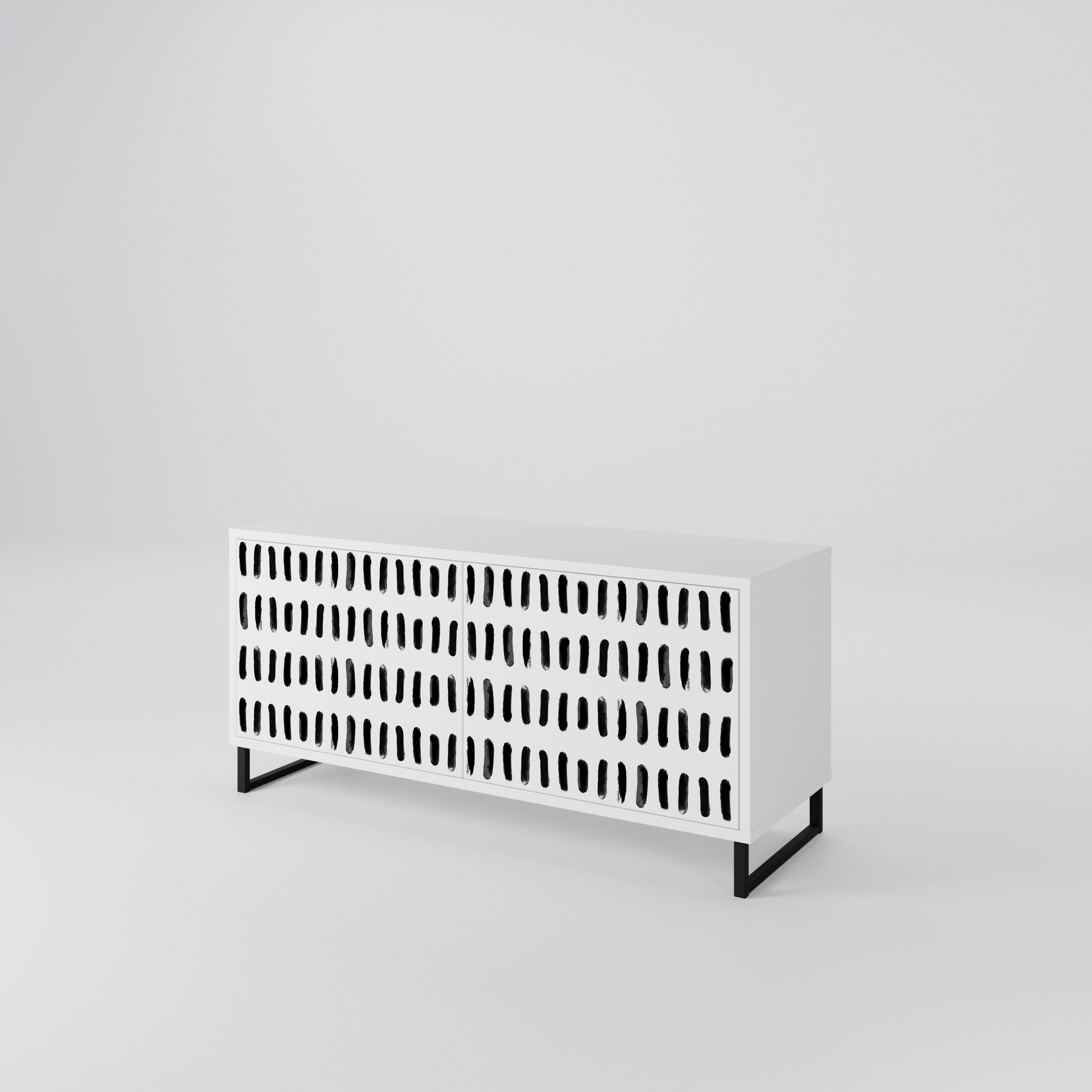 NIGHTY MELODIES Mueble de TV Compacto de 2 puertas