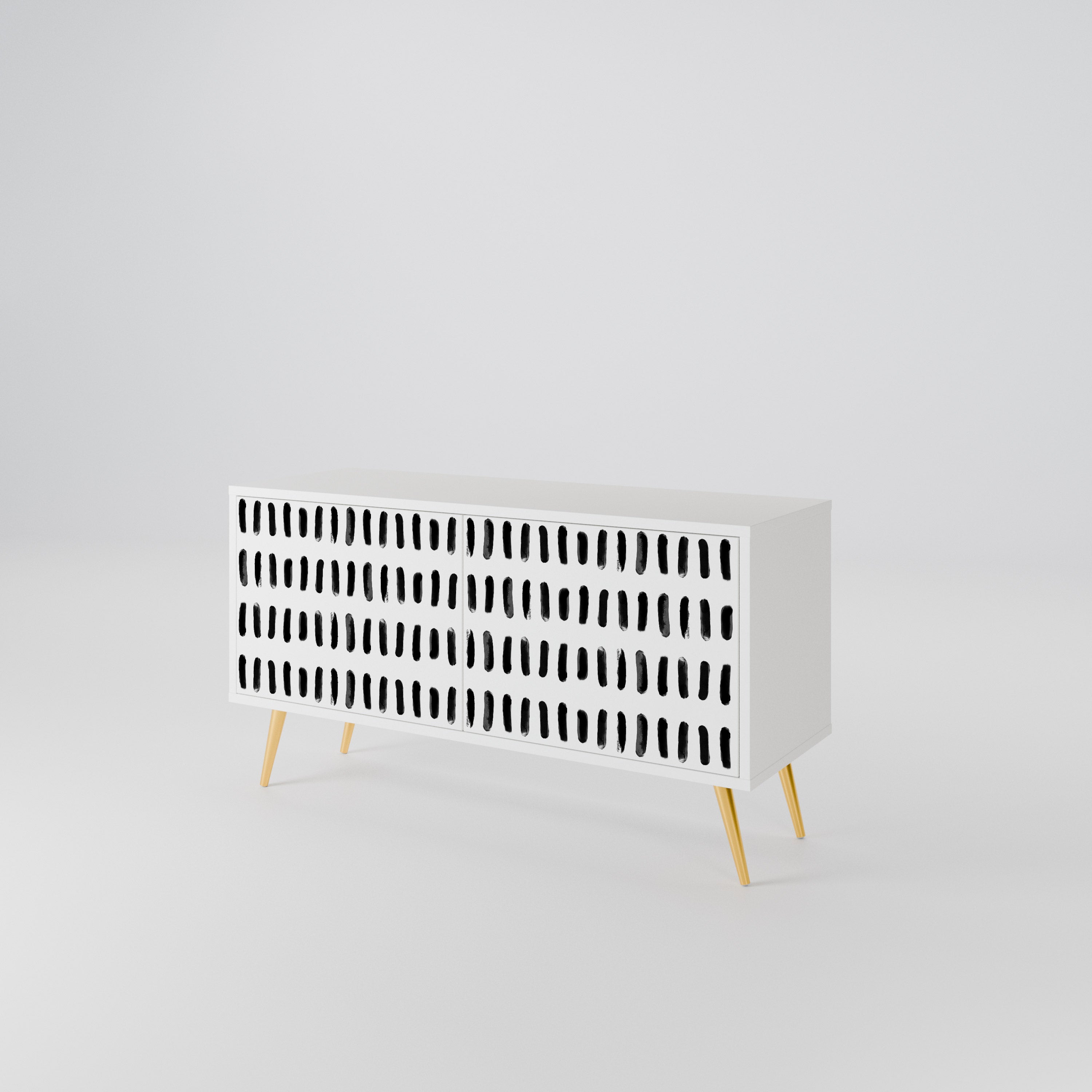 NIGHTY MELODIES Mueble de TV Compacto de 2 puertas