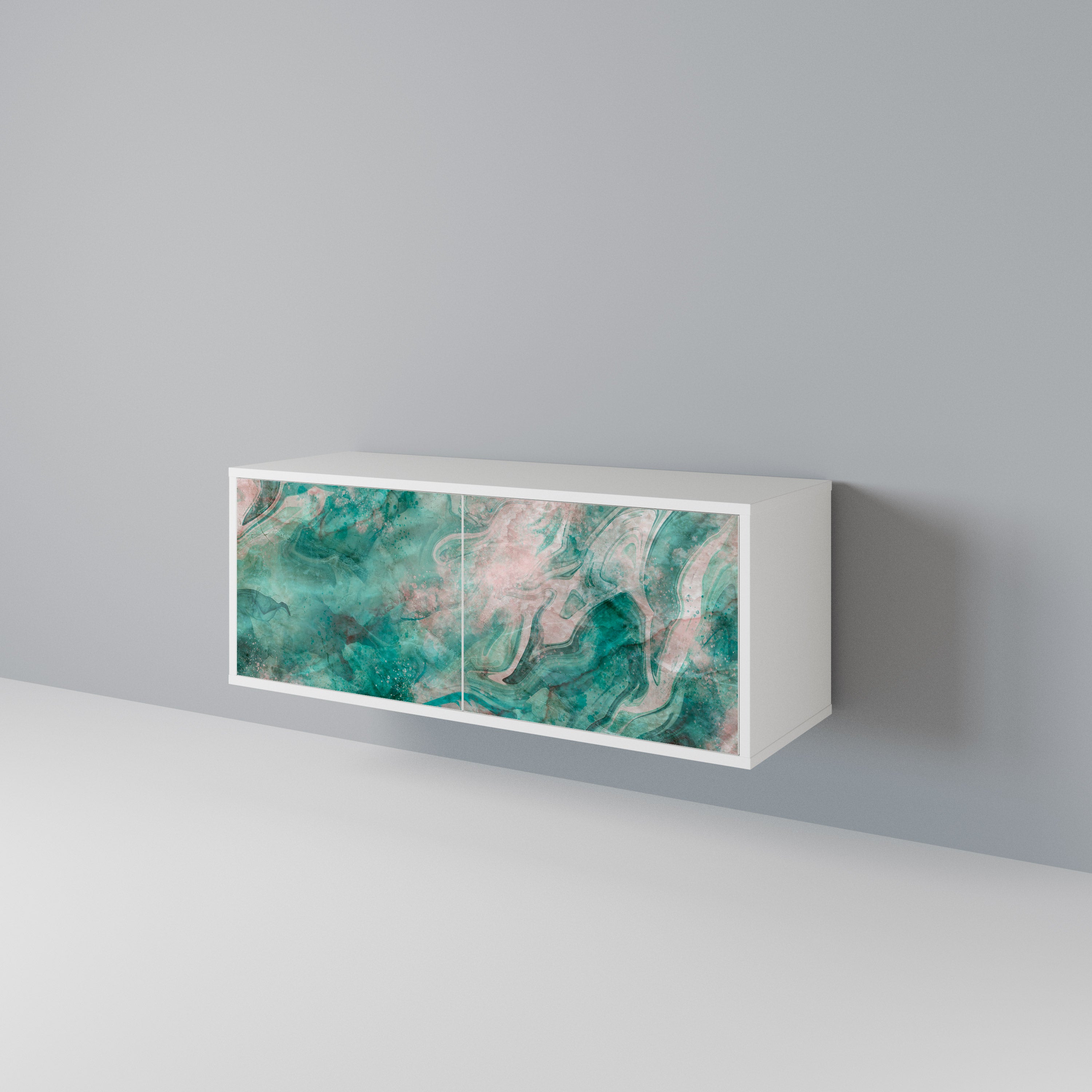 ABSTRACT ALCHEMY Mueble de TV Compacto de 2 puertas