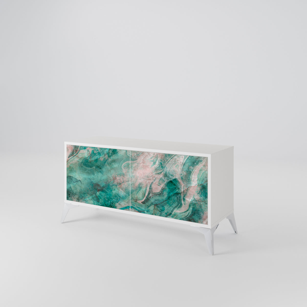 ABSTRACT ALCHEMY Mueble de TV Compacto de 2 puertas