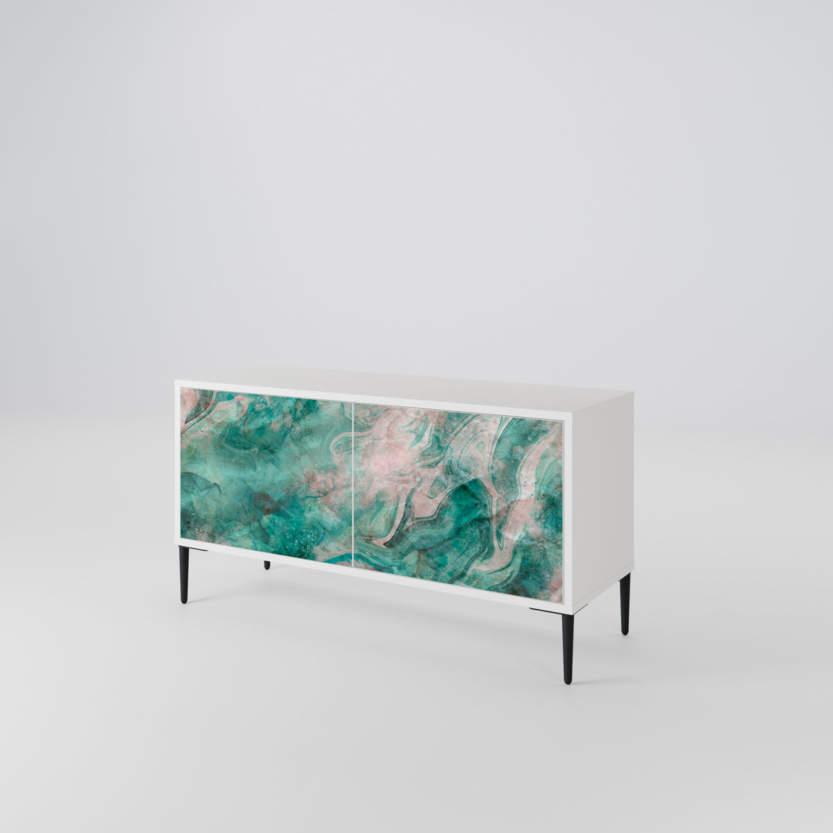 ABSTRACT ALCHEMY Mueble de TV Compacto de 2 puertas