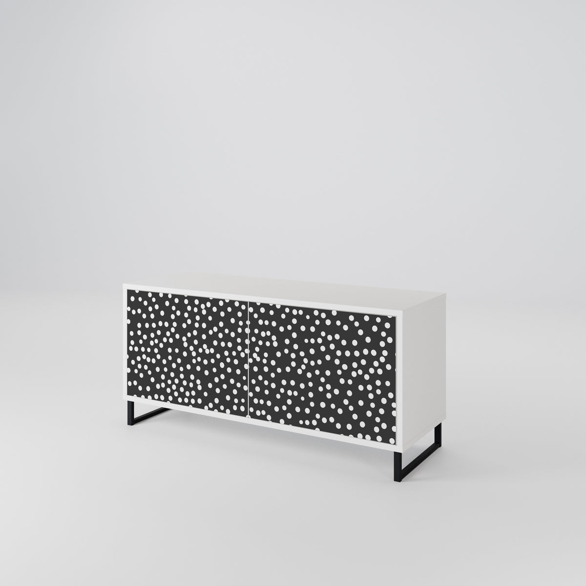 BLINDING LIGHTS Mueble de TV Compacto de 2 puertas