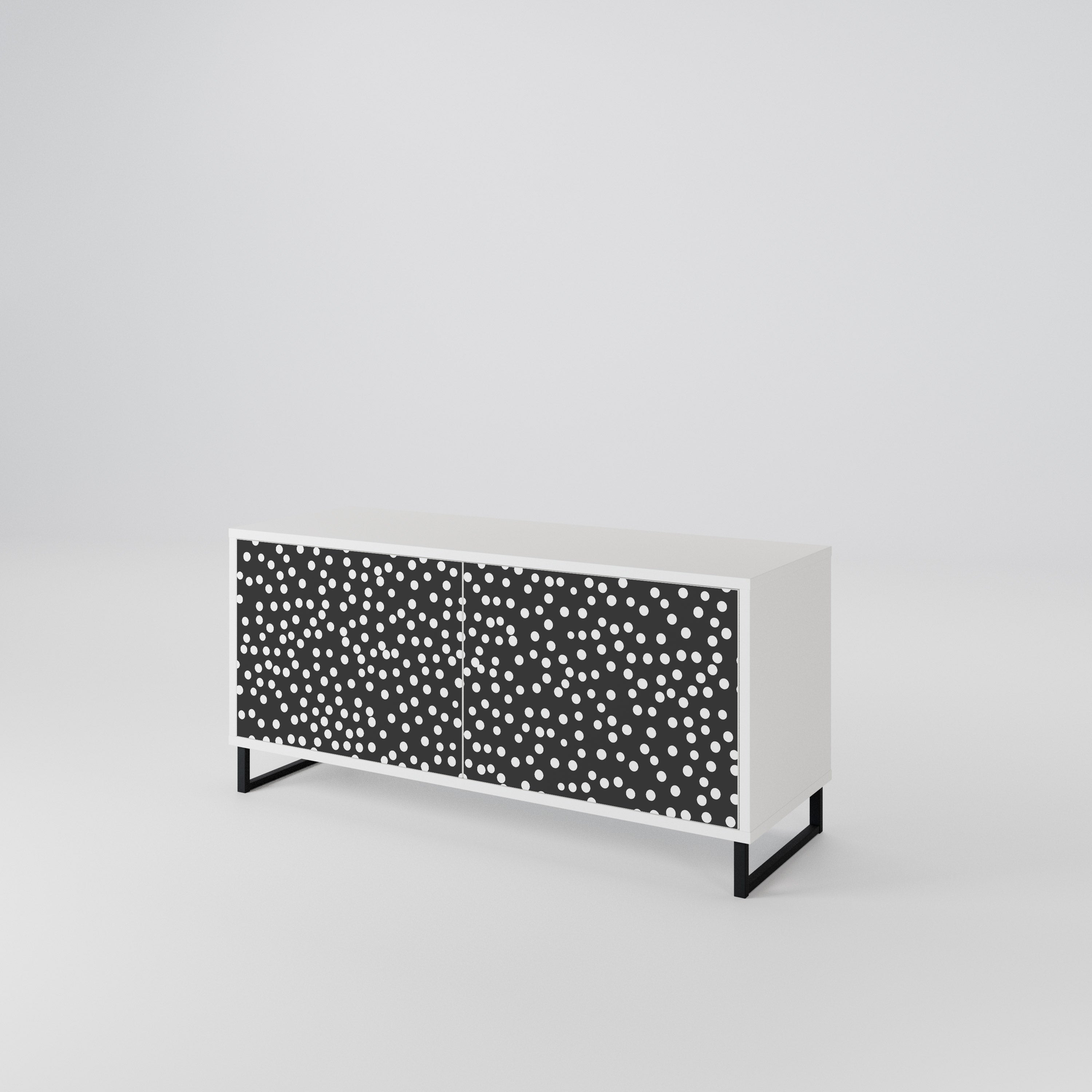 BLINDING LIGHTS Mueble de TV Compacto de 2 puertas