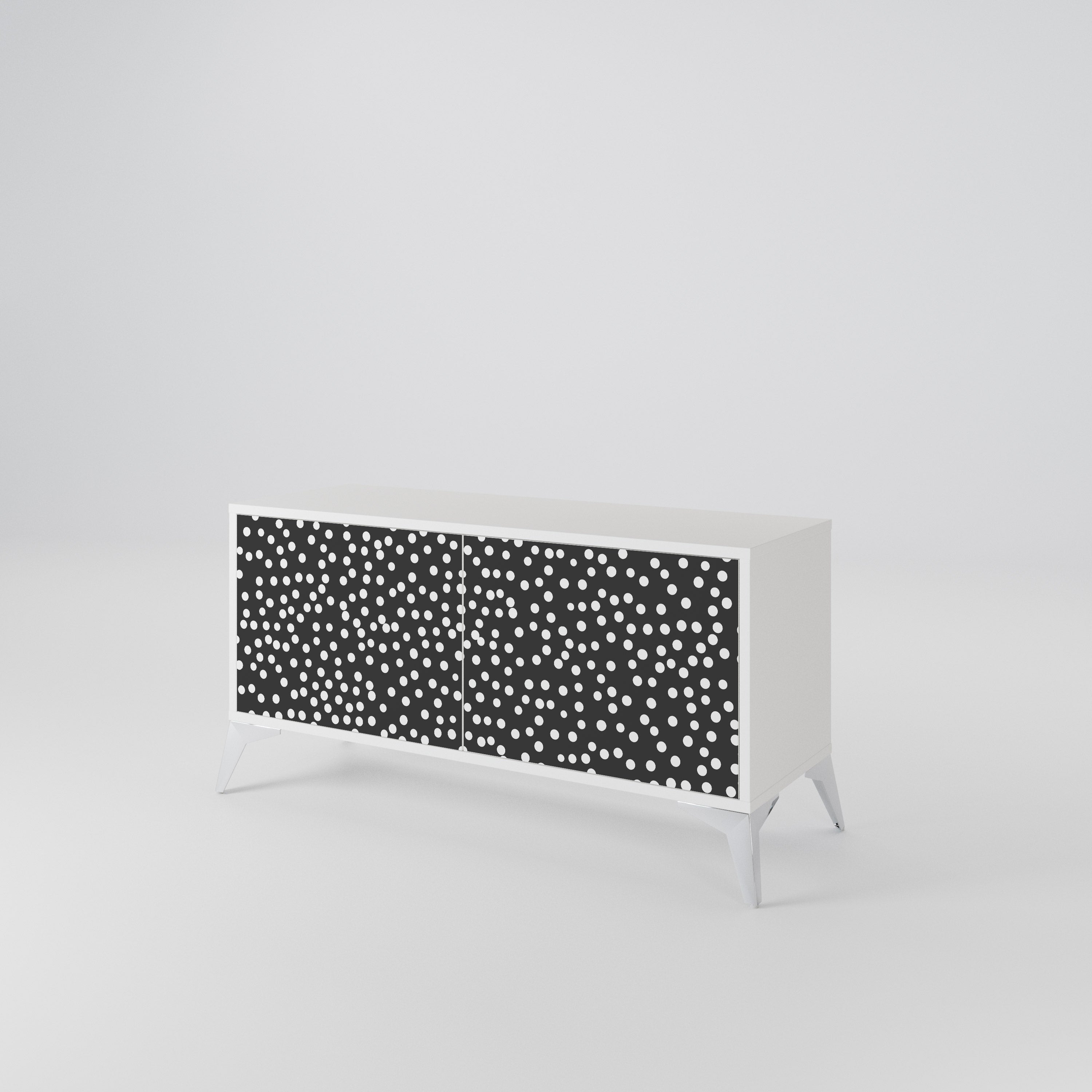 BLINDING LIGHTS Mueble de TV Compacto de 2 puertas