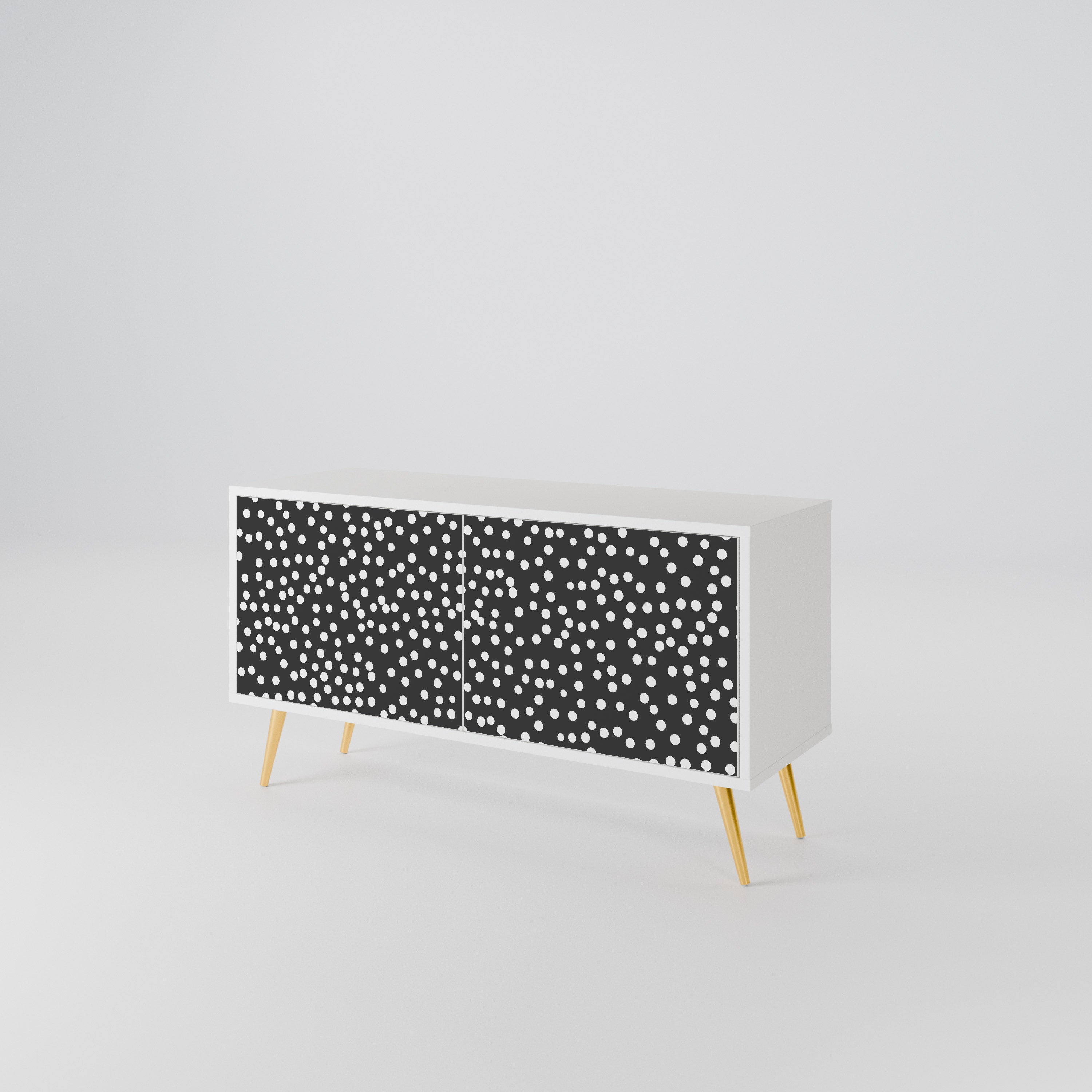 BLINDING LIGHTS Mueble de TV Compacto de 2 puertas