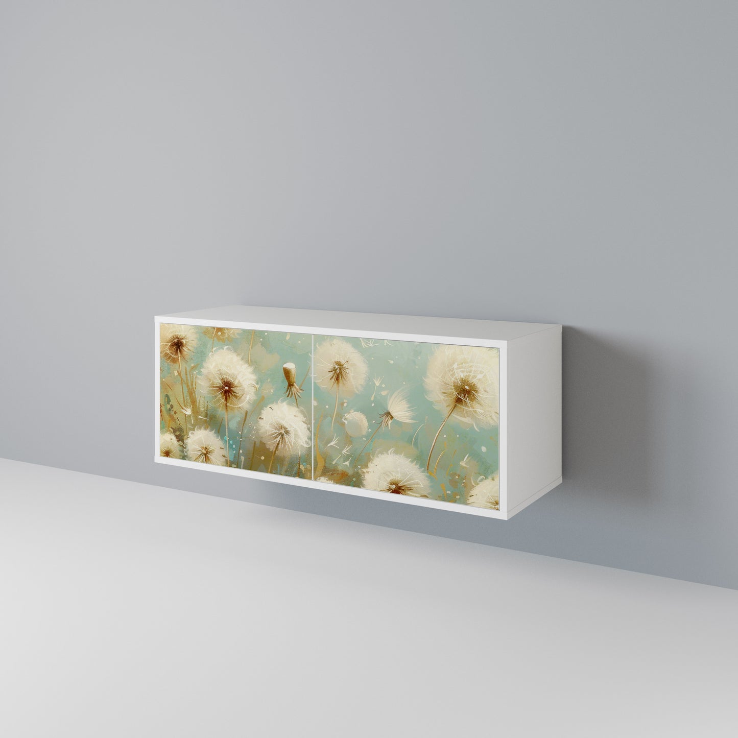 DREAMY MEADOW Mueble de TV Compacto de 2 puertas