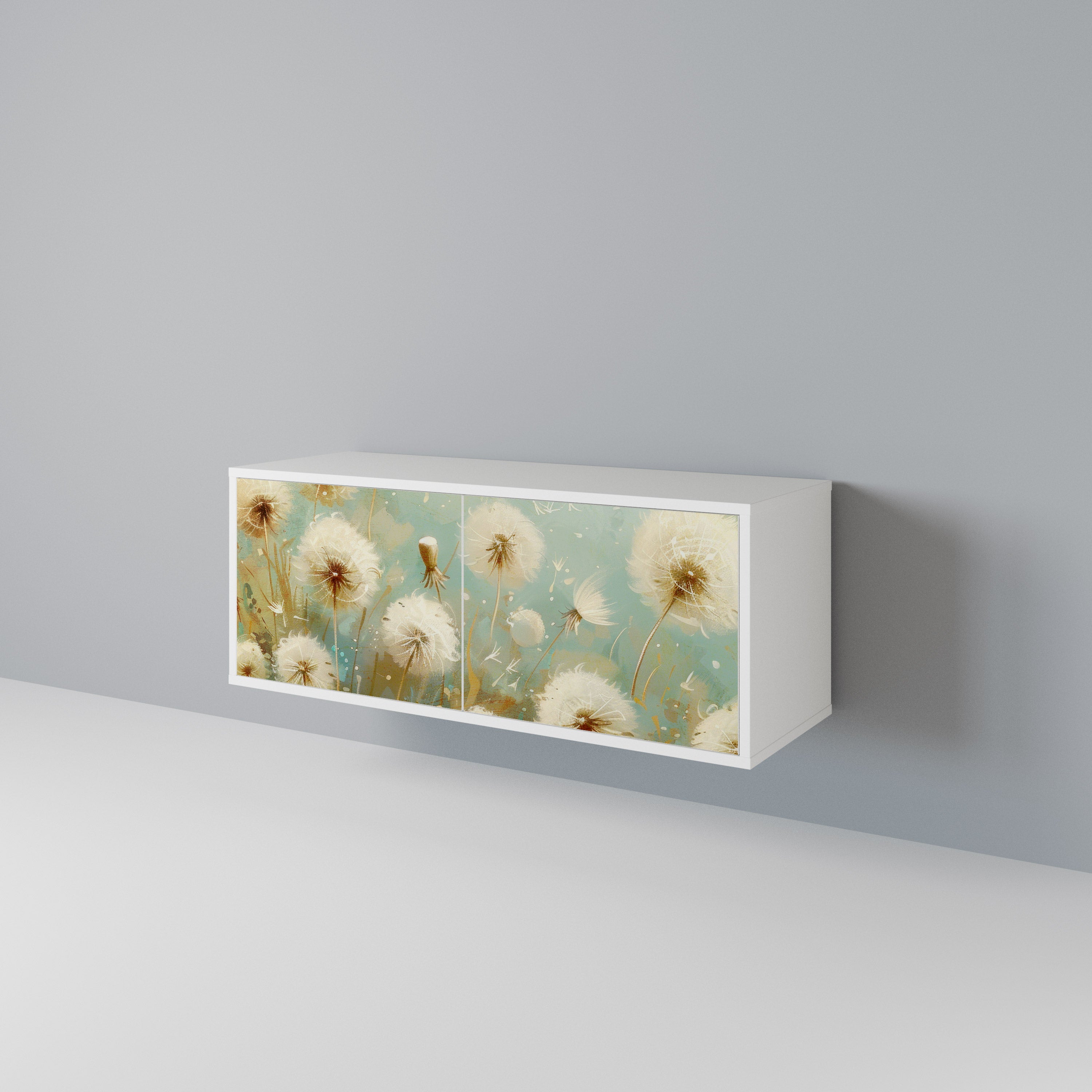 DREAMY MEADOW Mueble de TV Compacto de 2 puertas