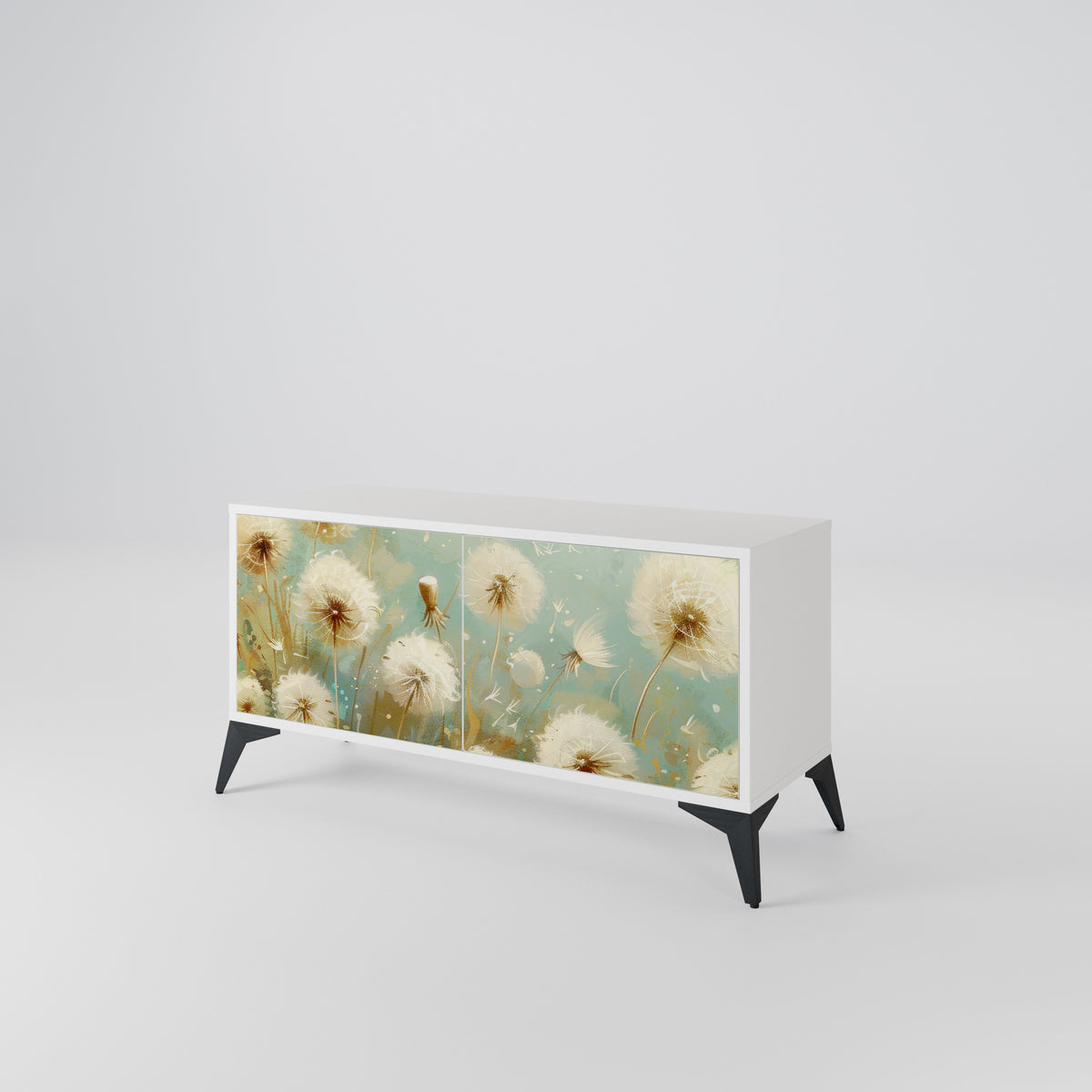 DREAMY MEADOW Mueble de TV Compacto de 2 puertas