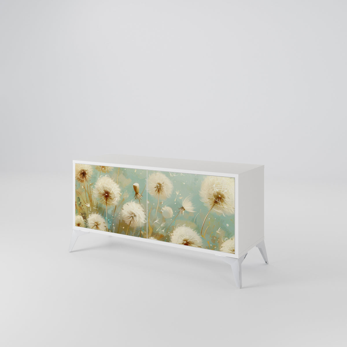 DREAMY MEADOW Mueble de TV Compacto de 2 puertas