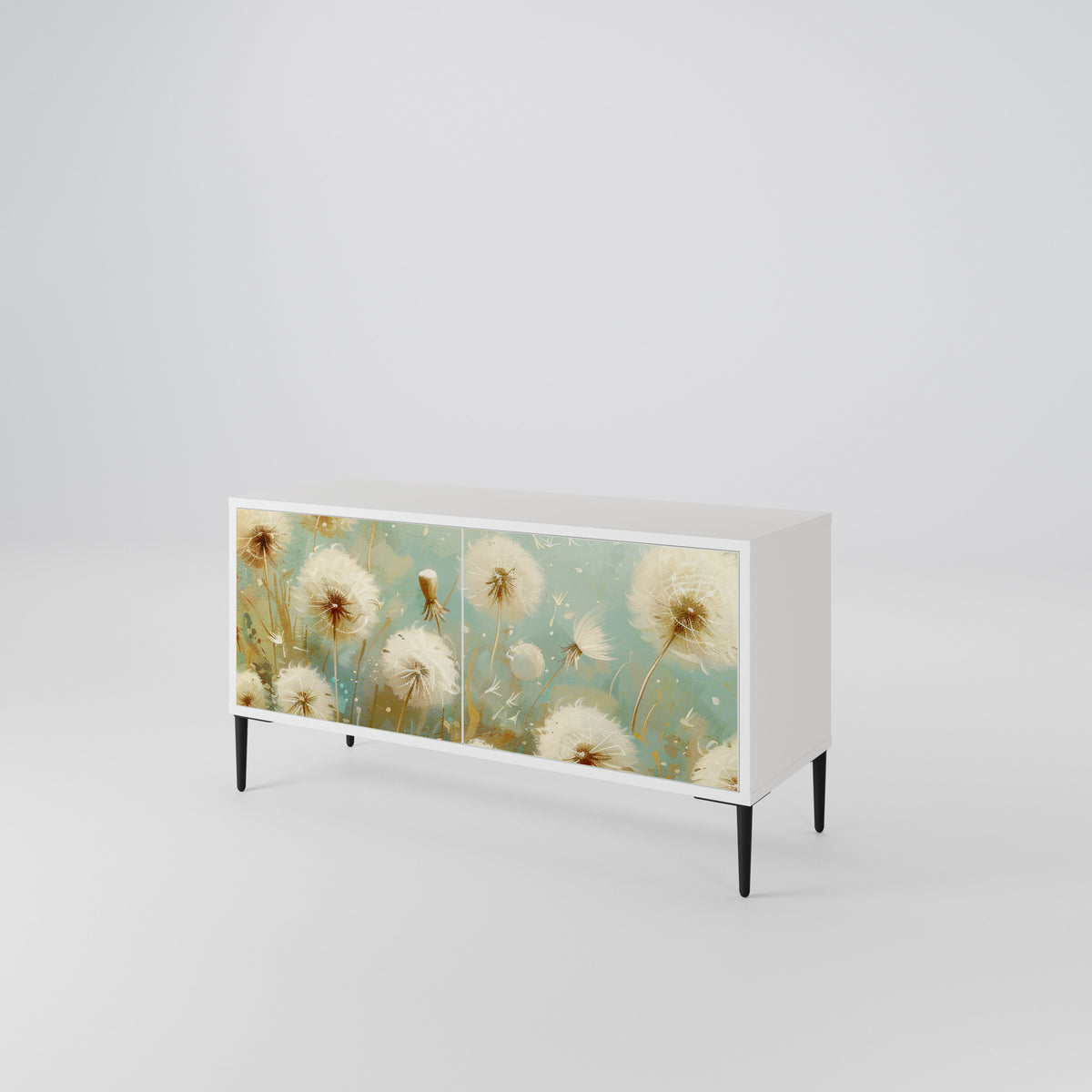 DREAMY MEADOW Mueble de TV Compacto de 2 puertas