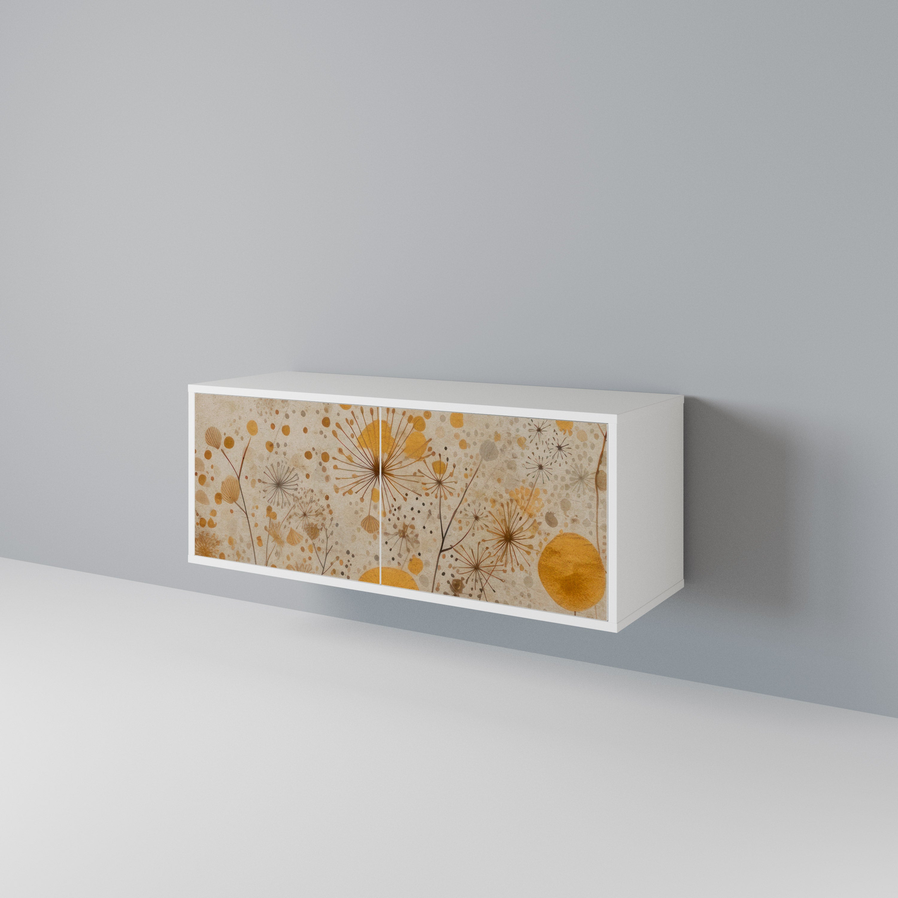 MORNING GLADE Mueble de TV Compacto de 2 puertas