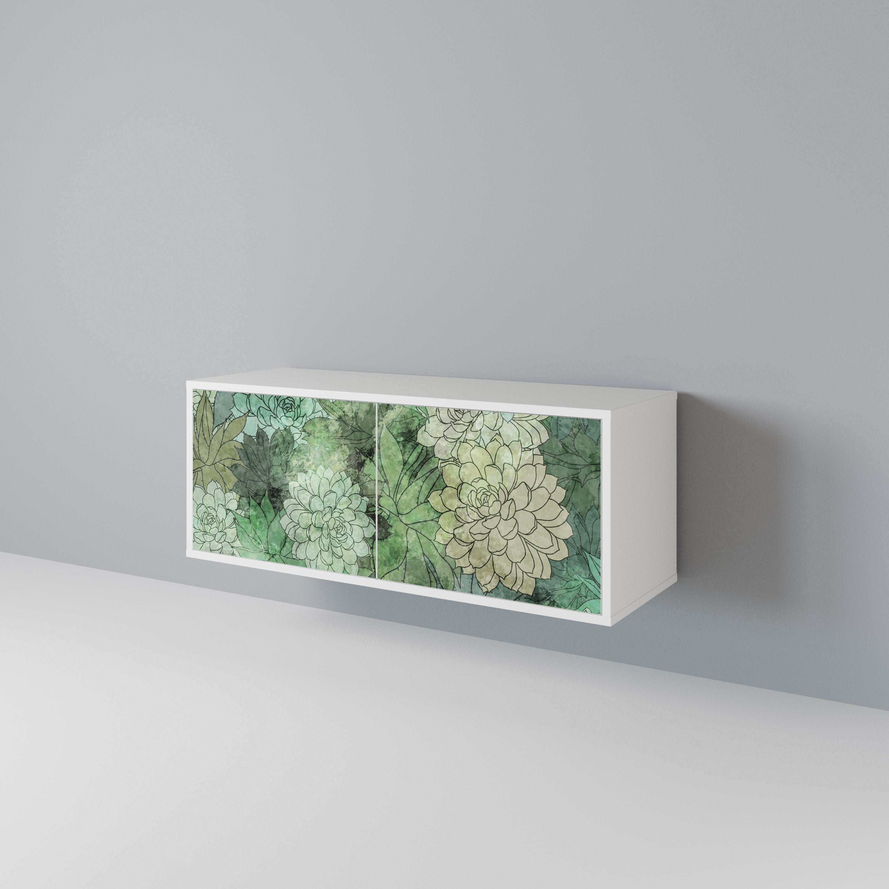 SUCCULENT CLUSTER Mueble de TV Compacto de 2 puertas