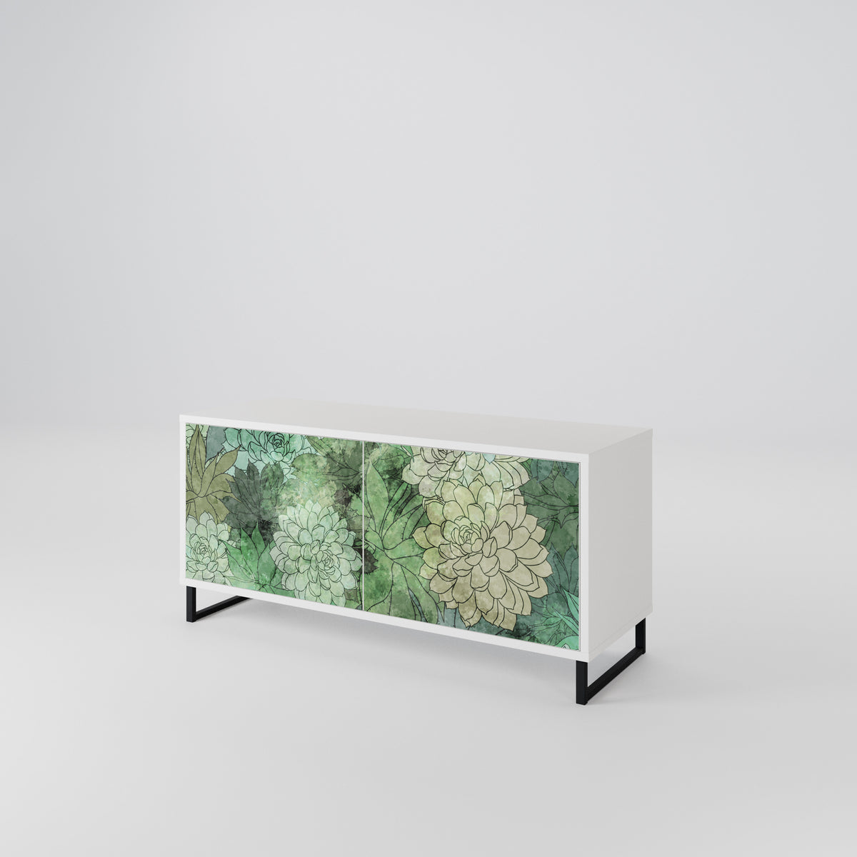 SUCCULENT CLUSTER Mueble de TV Compacto de 2 puertas