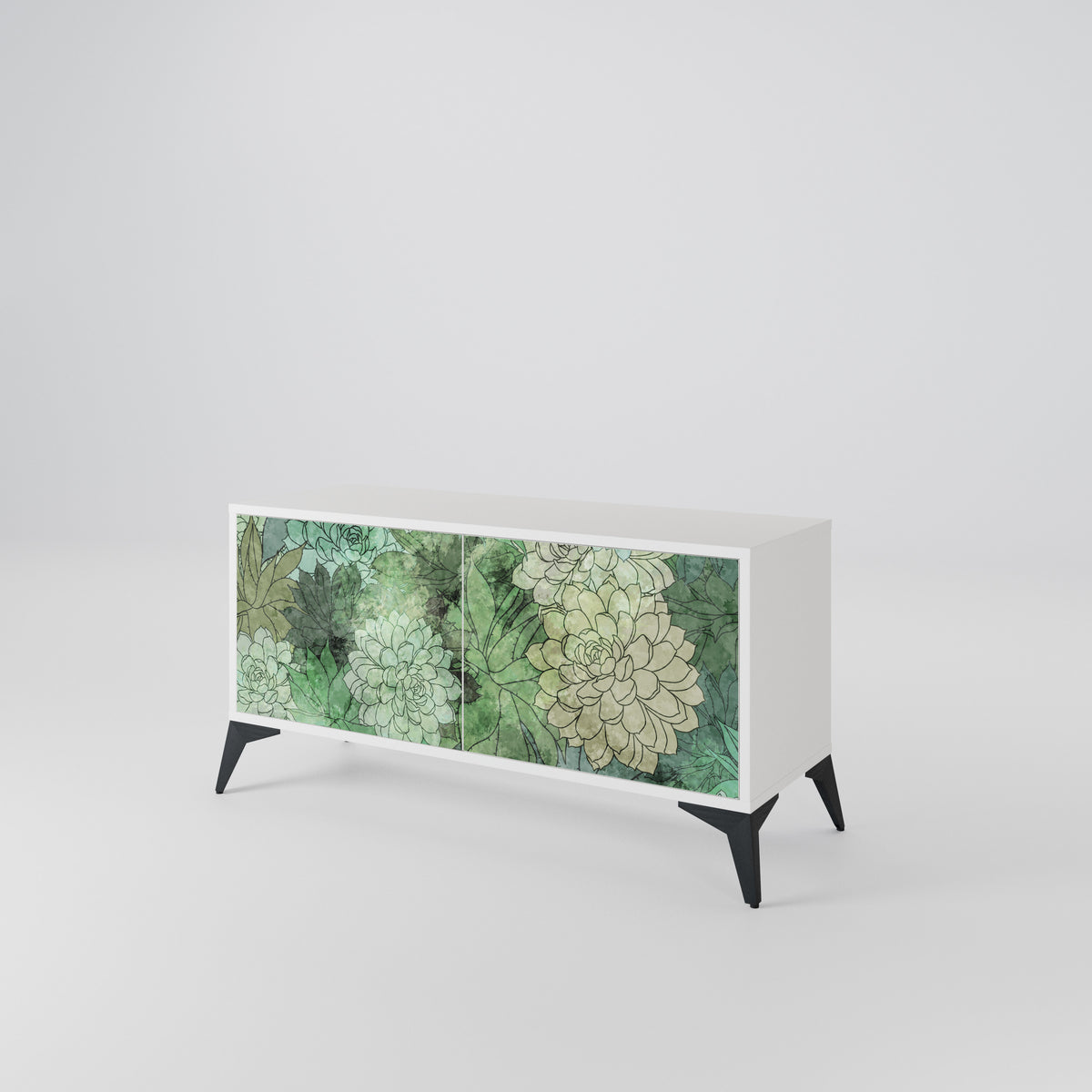 SUCCULENT CLUSTER Mueble de TV Compacto de 2 puertas