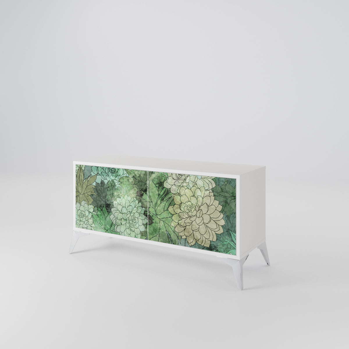 SUCCULENT CLUSTER Mueble de TV Compacto de 2 puertas