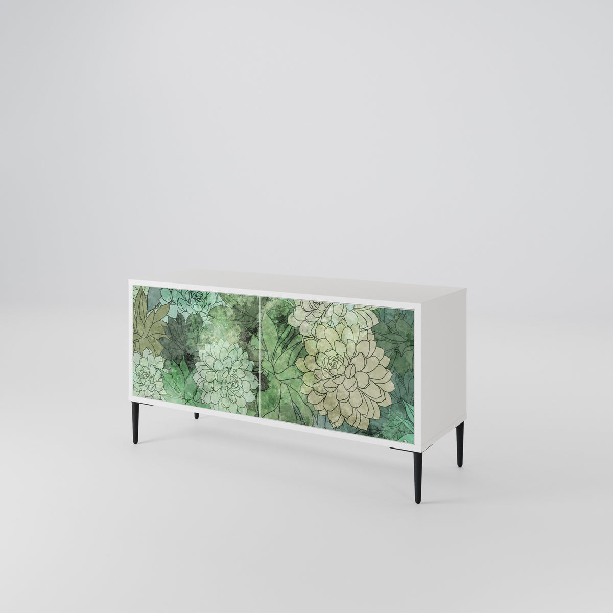 SUCCULENT CLUSTER Mueble de TV Compacto de 2 puertas