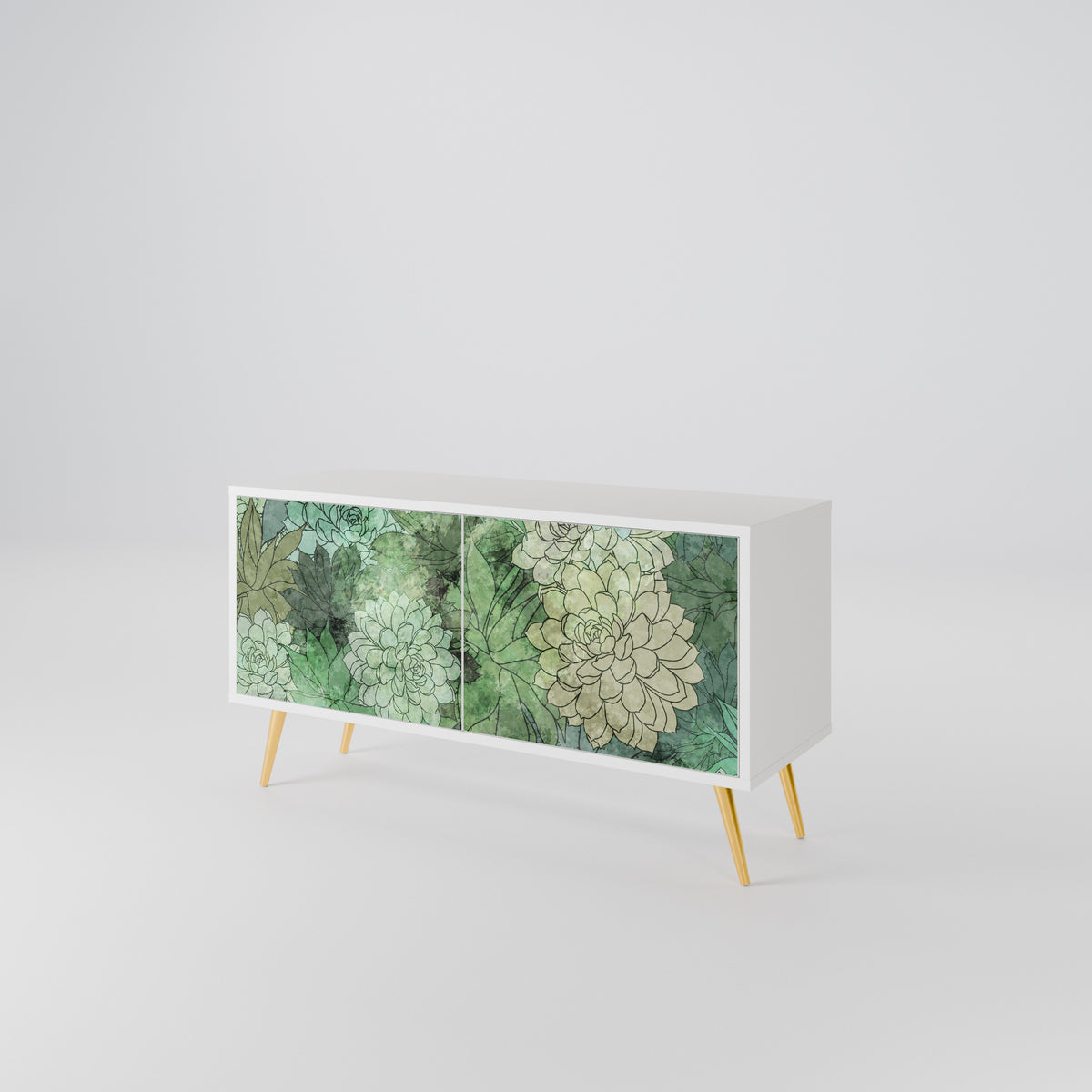 SUCCULENT CLUSTER Mueble de TV Compacto de 2 puertas