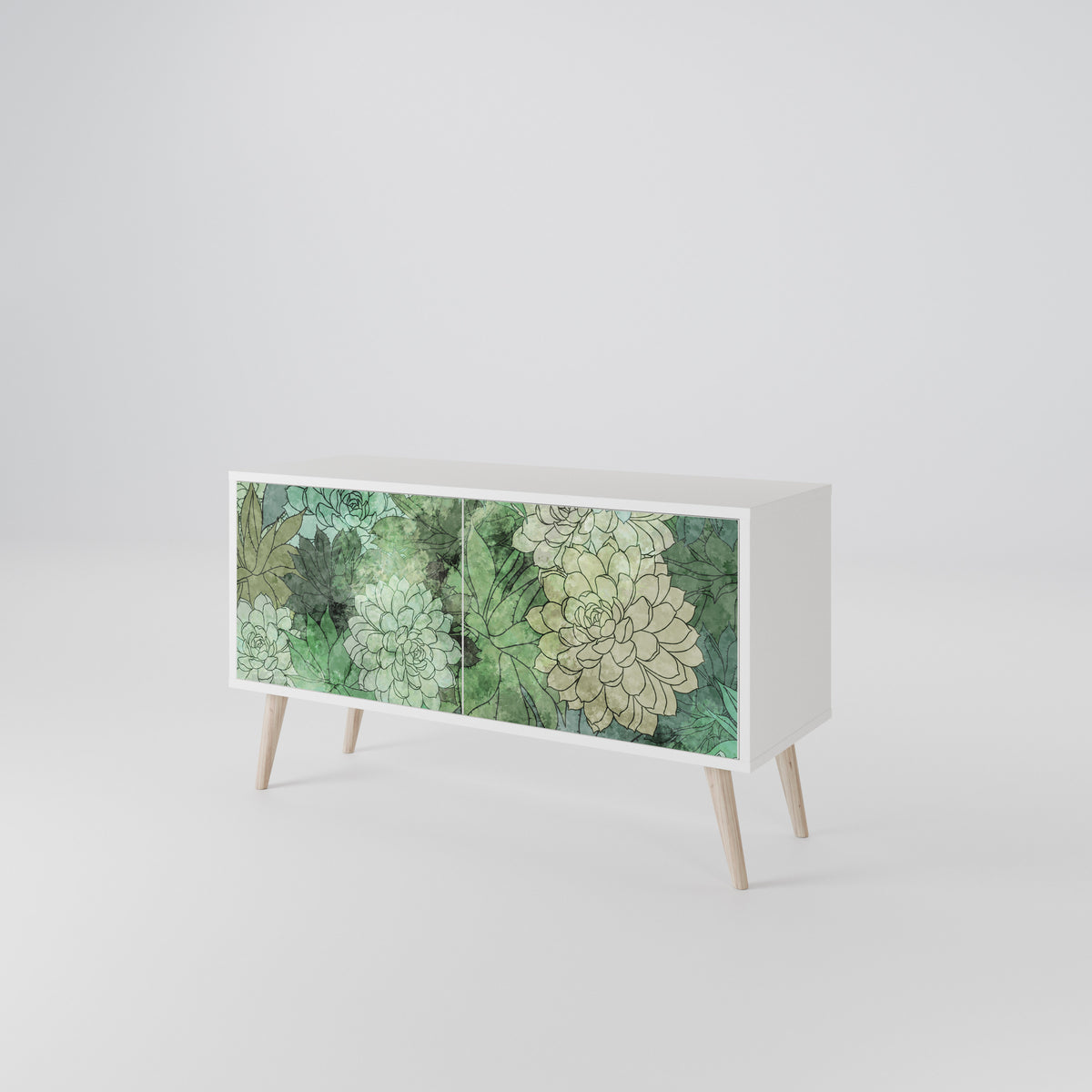 SUCCULENT CLUSTER Mueble de TV Compacto de 2 puertas