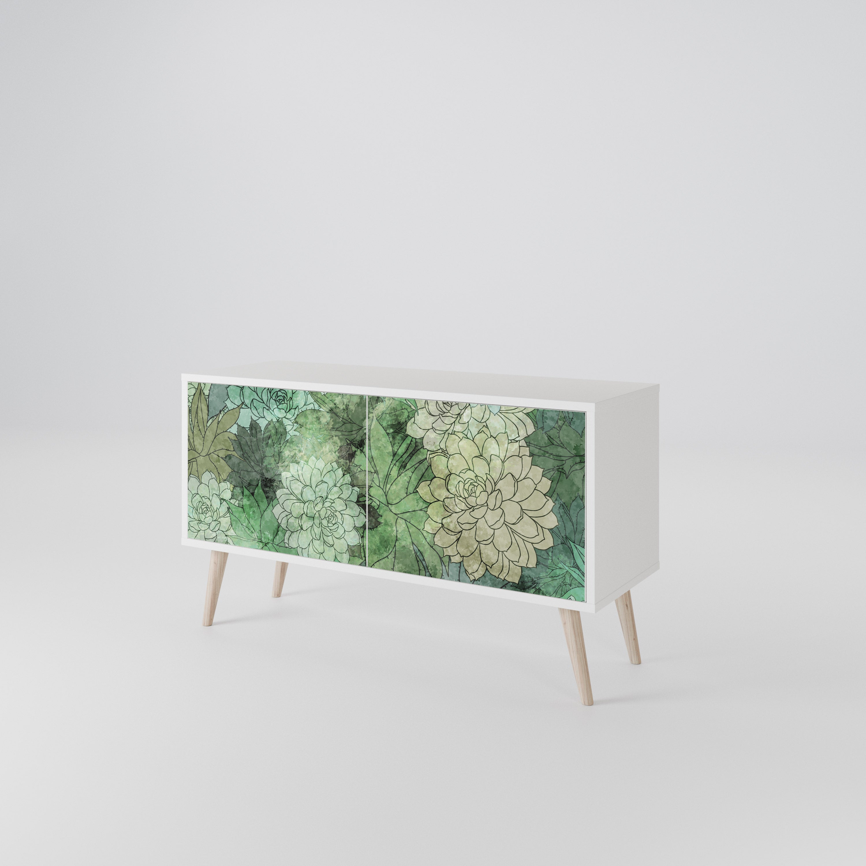 SUCCULENT CLUSTER Mueble de TV Compacto de 2 puertas