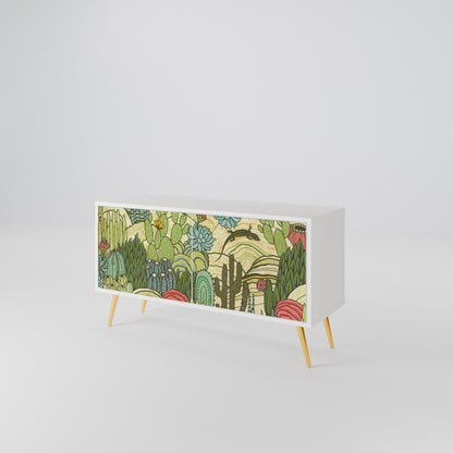 SUCCULENTS KALEIDOSCOPE Mueble de TV Compacto de 2 puertas
