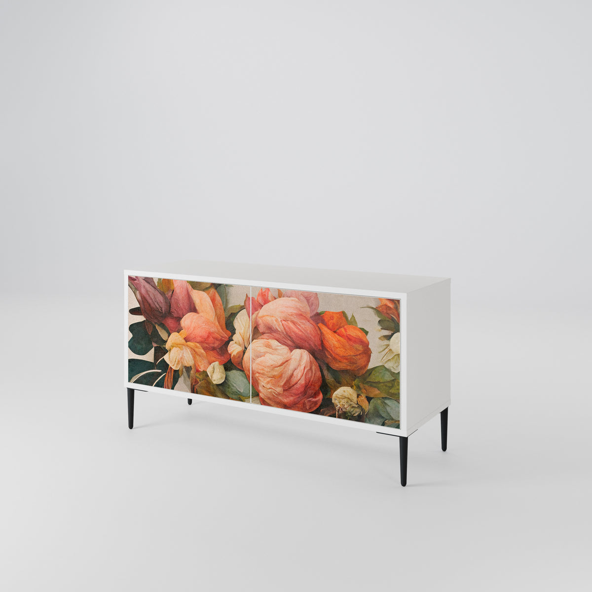 STYLISH BEAUTY Mueble de TV Compacto de 2 puertas