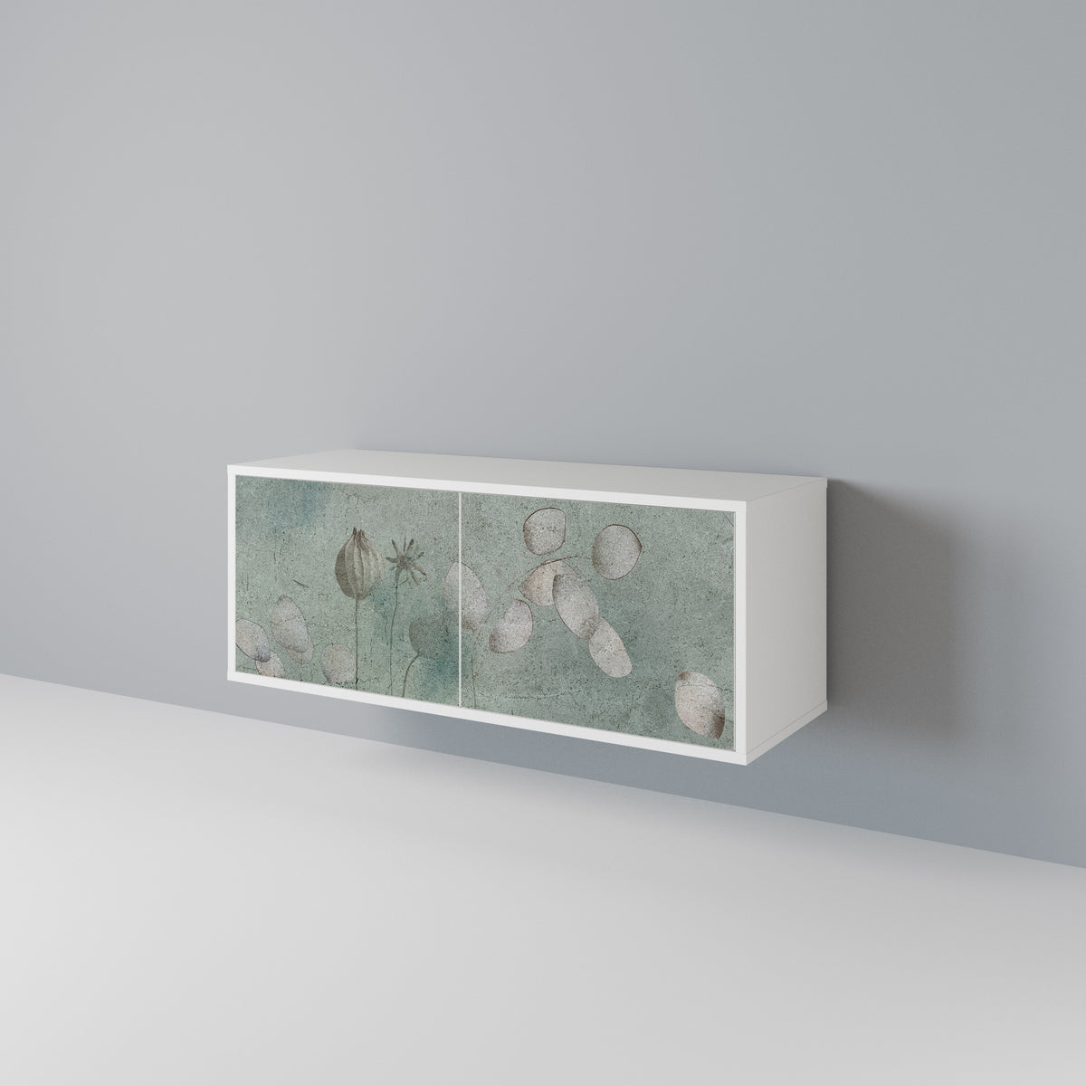 NIGHT LADY Mueble de TV Compacto de 2 puertas