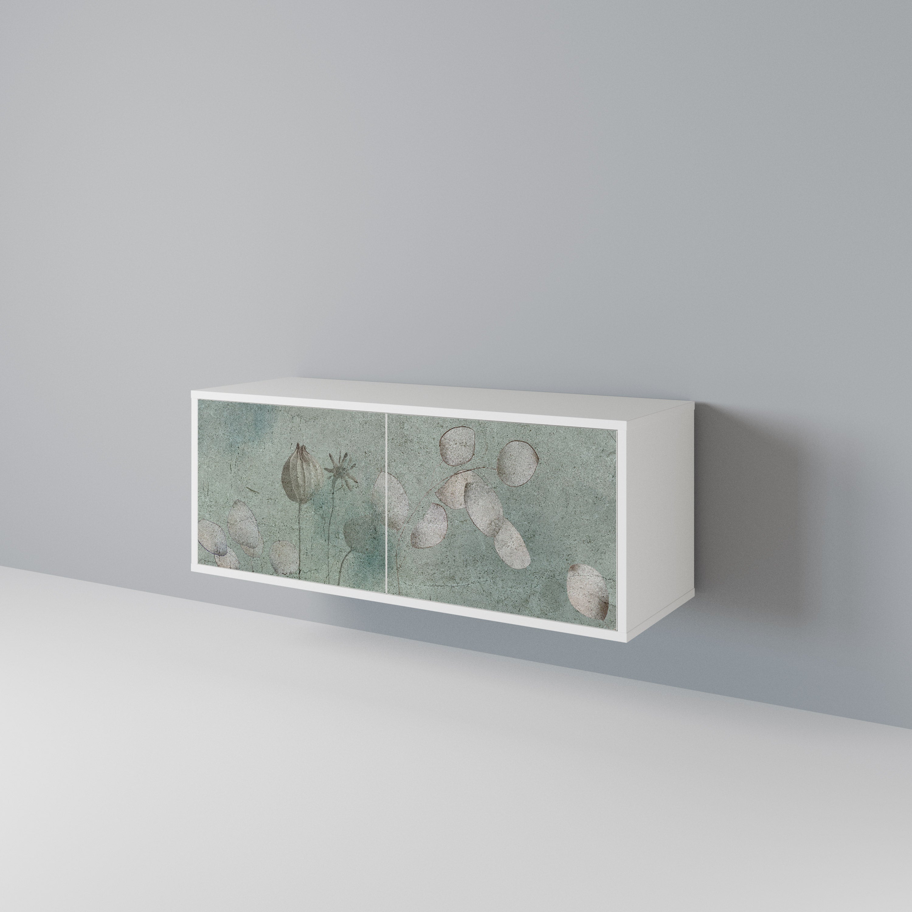 NIGHT LADY Mueble de TV Compacto de 2 puertas
