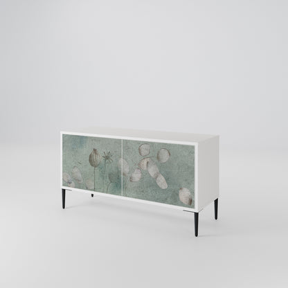 NIGHT LADY Mueble de TV Compacto de 2 puertas