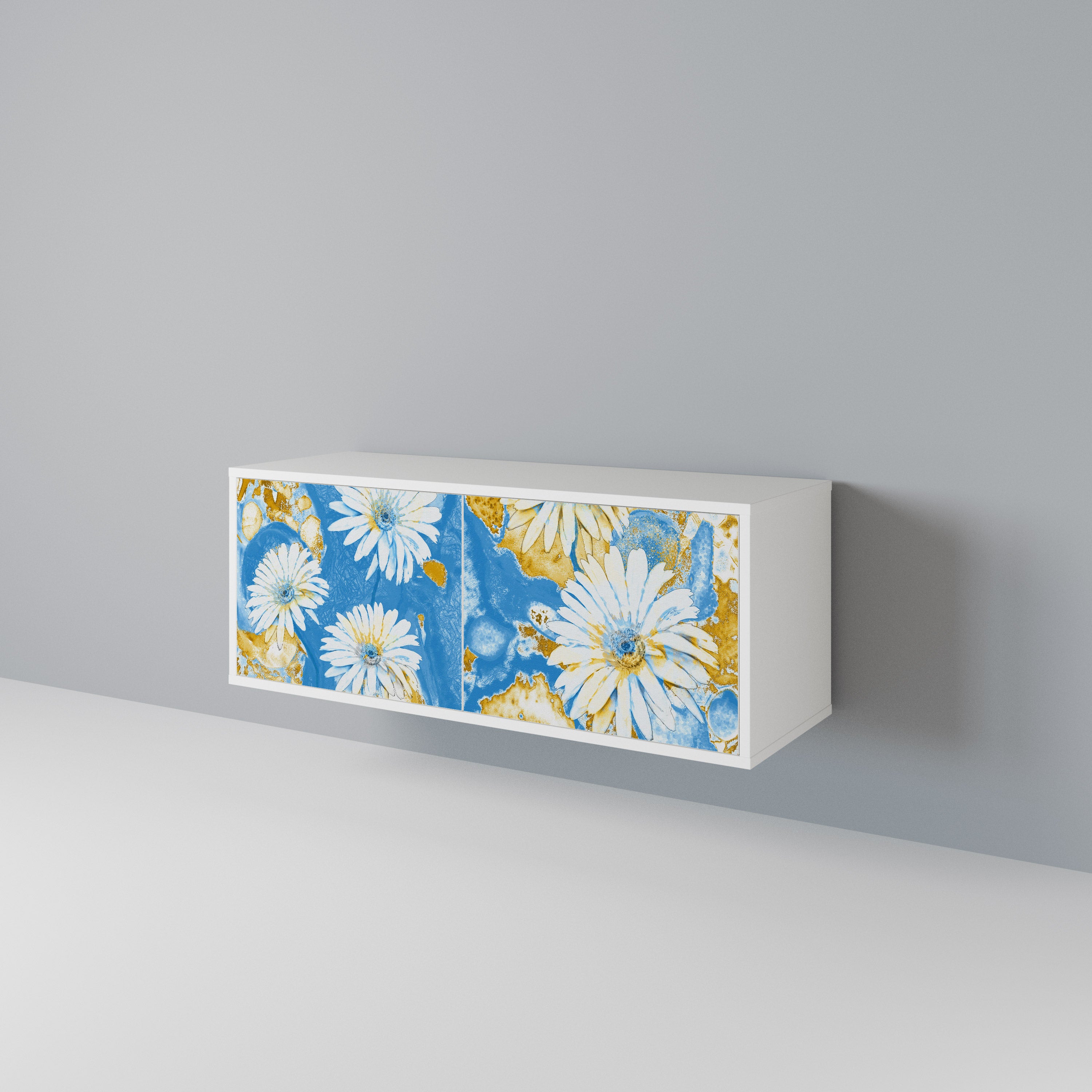 DAISY LUXE Mueble de TV Compacto de 2 puertas