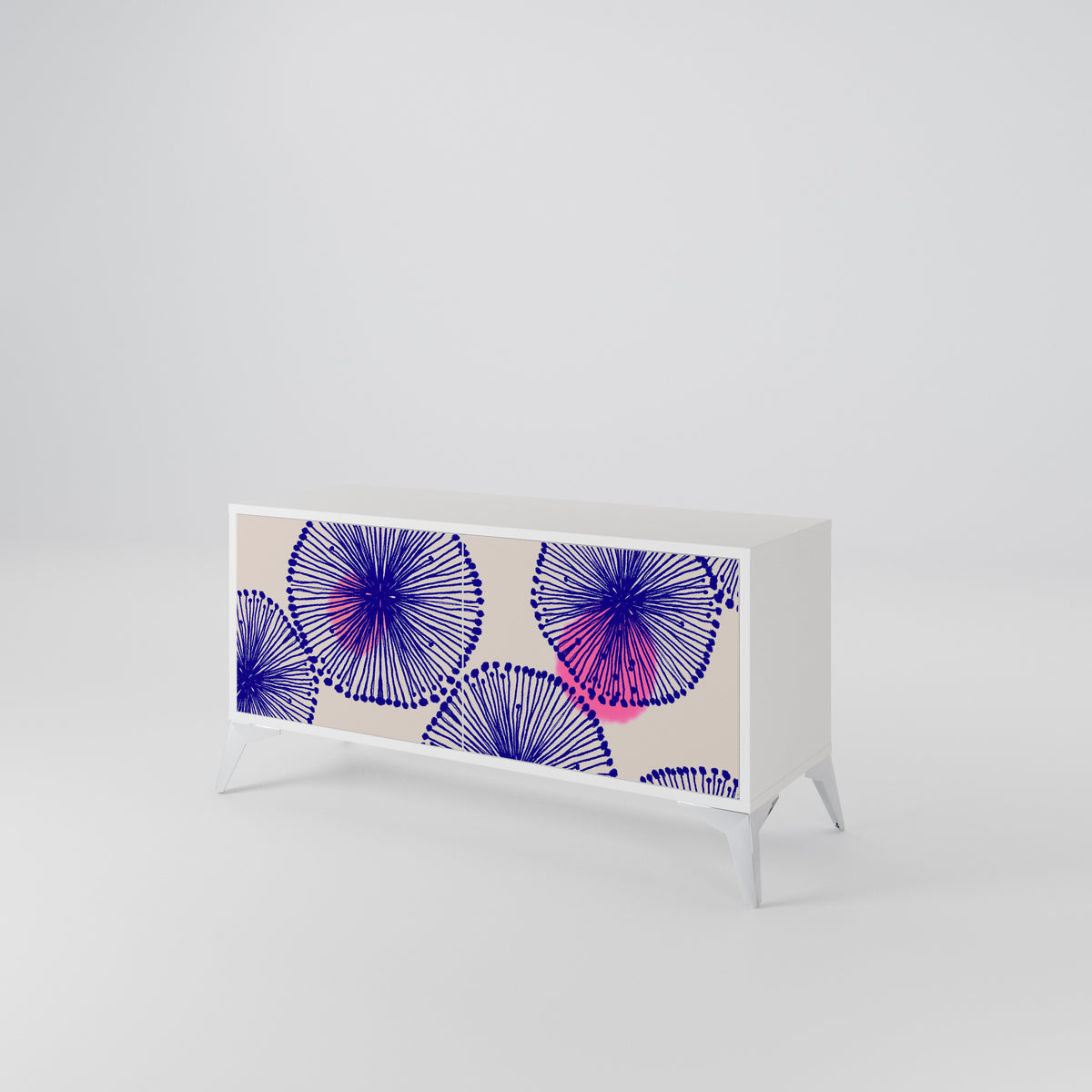 MAGIC NATURE Mueble de TV Compacto de 2 puertas