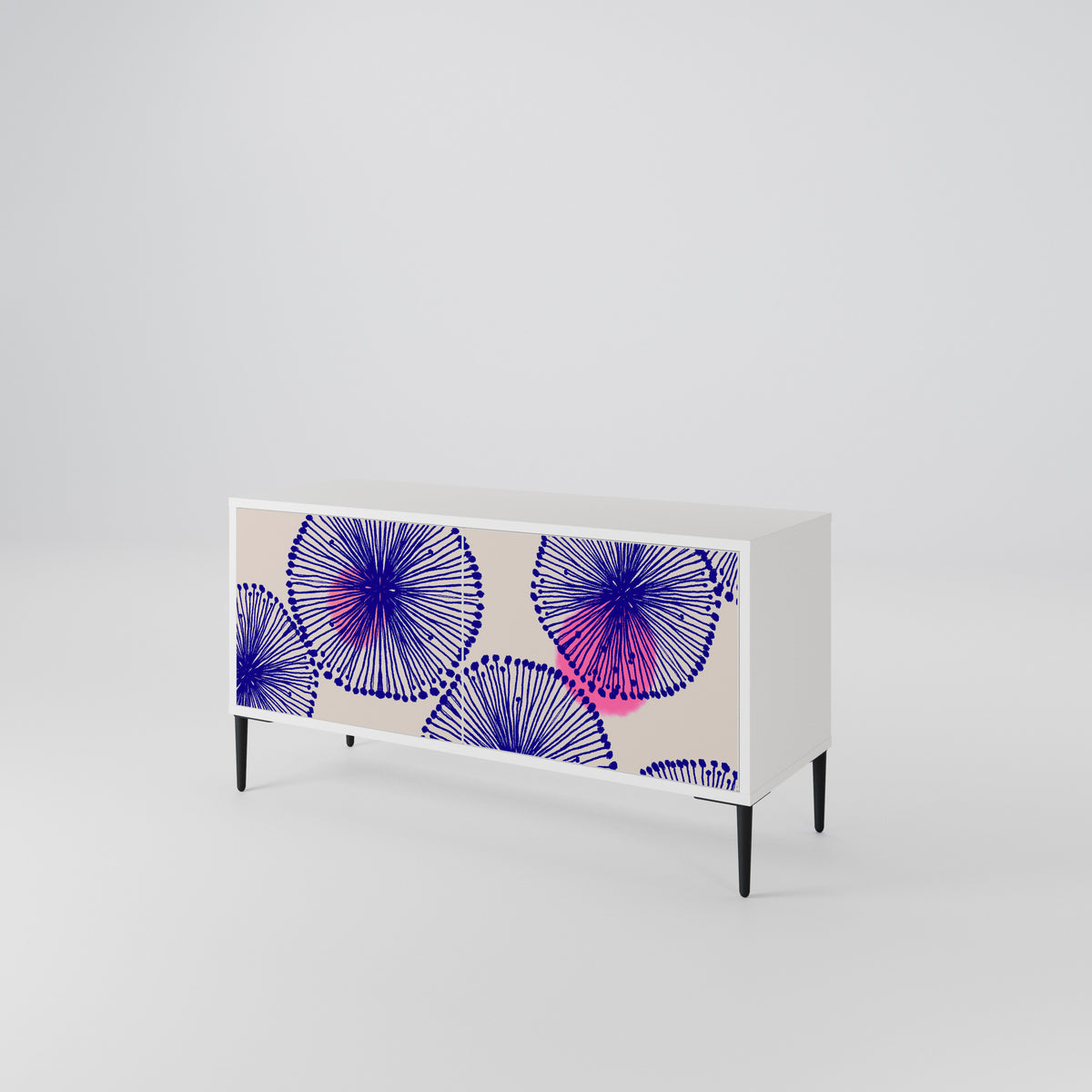 MAGIC NATURE Mueble de TV Compacto de 2 puertas