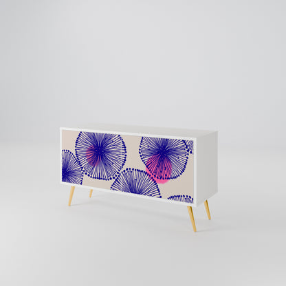 MAGIC NATURE Mueble de TV Compacto de 2 puertas