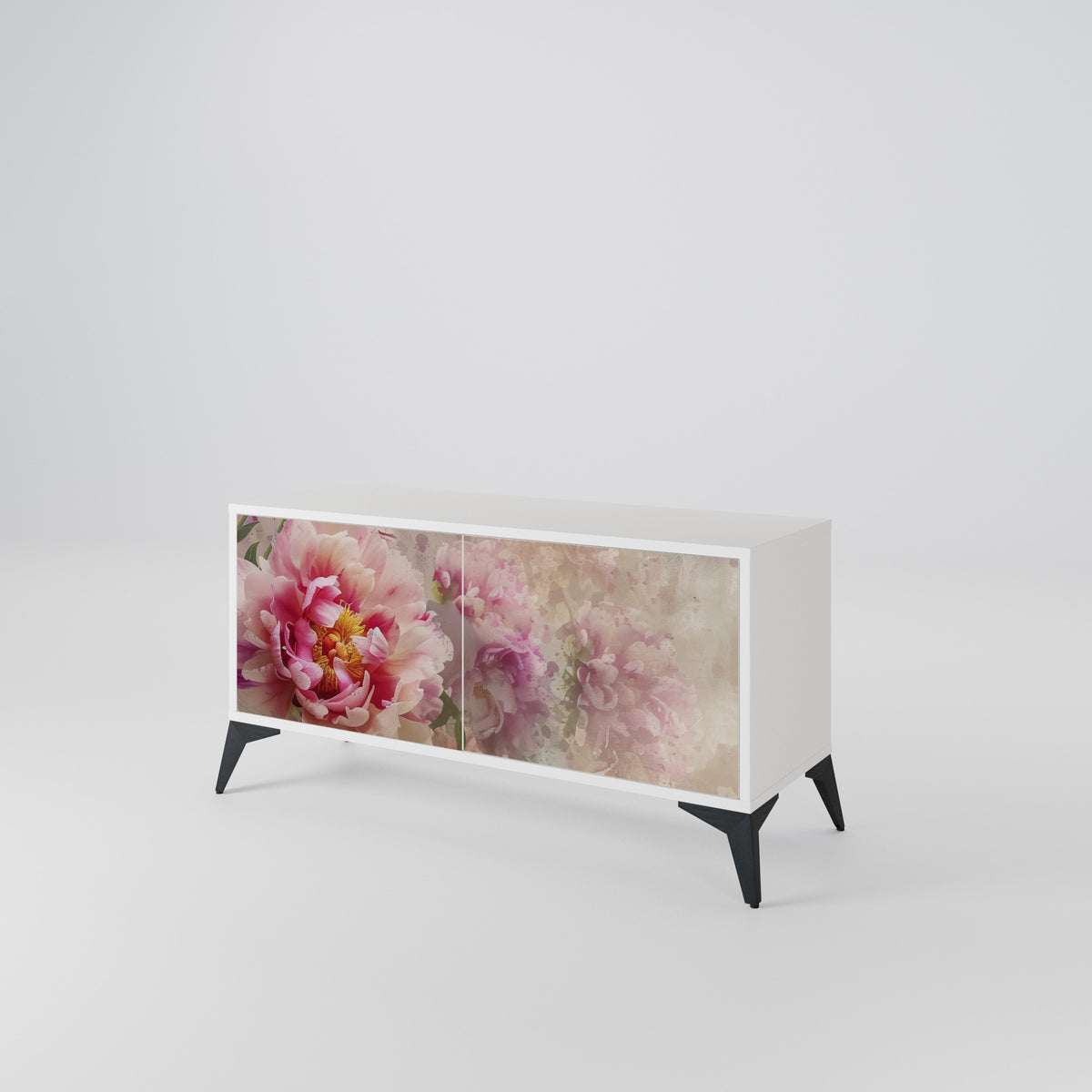 PEONY WHISPER Mueble de TV Compacto de 2 puertas