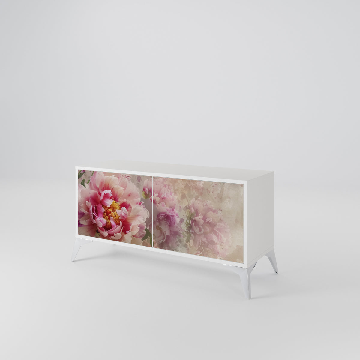 PEONY WHISPER Mueble de TV Compacto de 2 puertas