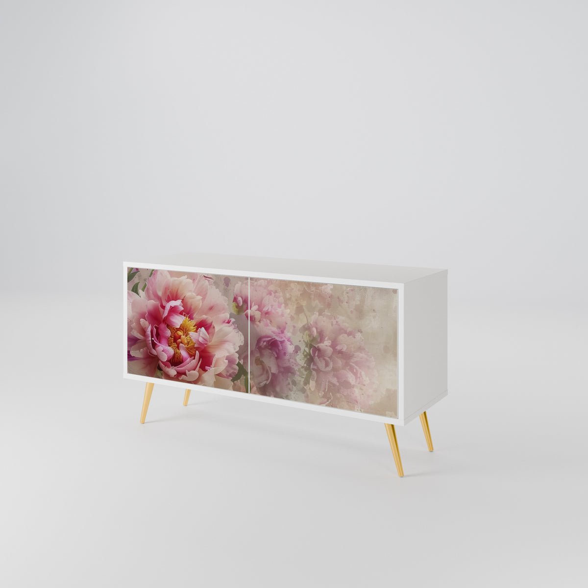 PEONY WHISPER Mueble de TV Compacto de 2 puertas