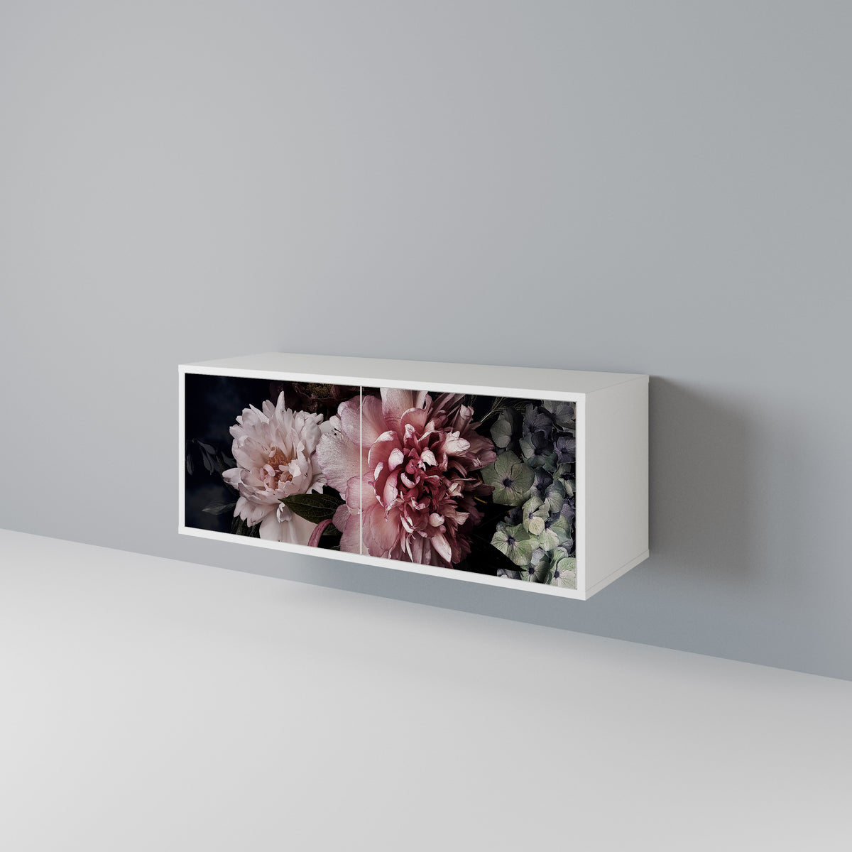 PURE BLOSSOM Mueble de TV Compacto de 2 puertas