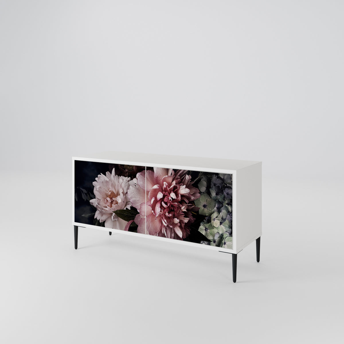PURE BLOSSOM Mueble de TV Compacto de 2 puertas